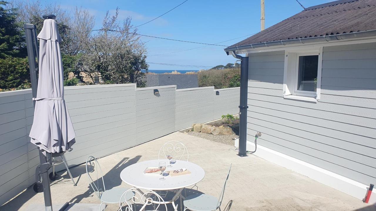 Ty Ker Embrun - Maison Vue Mer A 280M De La Plage Plougrescant Kültér fotó